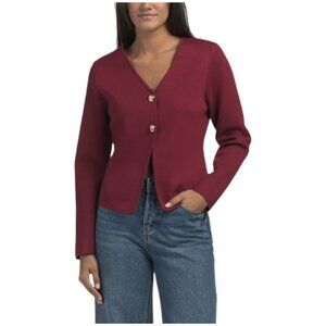 GREIGE Long Sleeve Button Front Cardigan